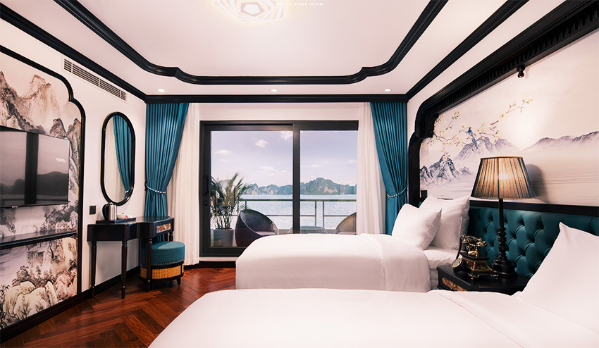 Du thuyền Catherine Vịnh Hạ Long 2 ngày 1 đêm