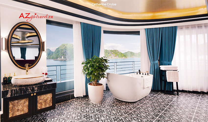 Du thuyền Catherine Vịnh Hạ Long 2 ngày 1 đêm