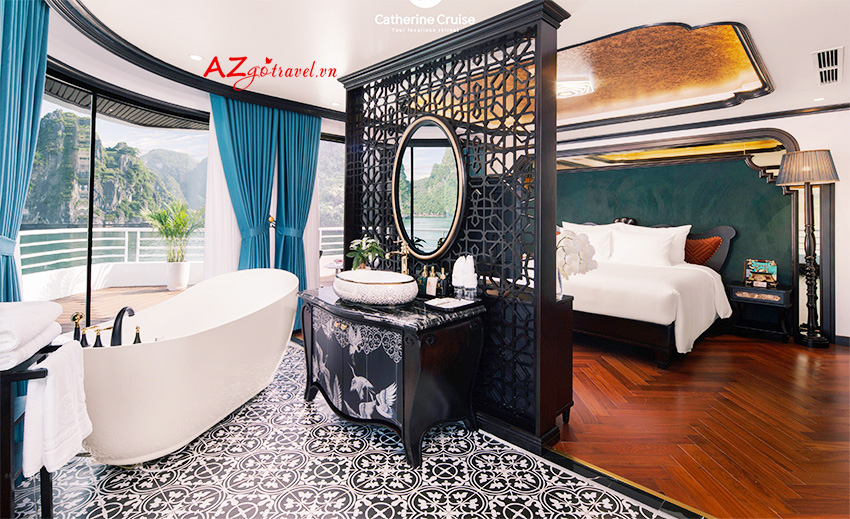 Du thuyền Catherine Vịnh Hạ Long 2 ngày 1 đêm