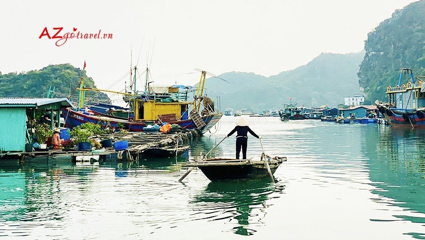 Làng chài Cái Bèo Vịnh Lan Hạ