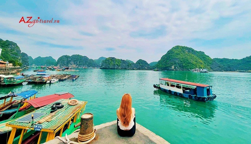 Làng chài Cái Bèo Vịnh Lan Hạ