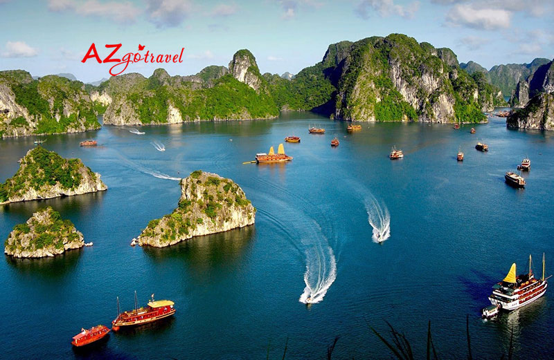 cảnh đẹp hữu tình ở vịnh hạ long