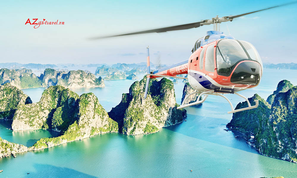 Điểm nổi bật của tour Trực thăng ngắm cảnh Vịnh Hạ Long 40 phút