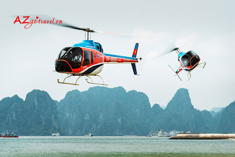 Điểm nổi bật của tour trực thăng ngắm cảnh Vịnh Hạ Long 12 phút