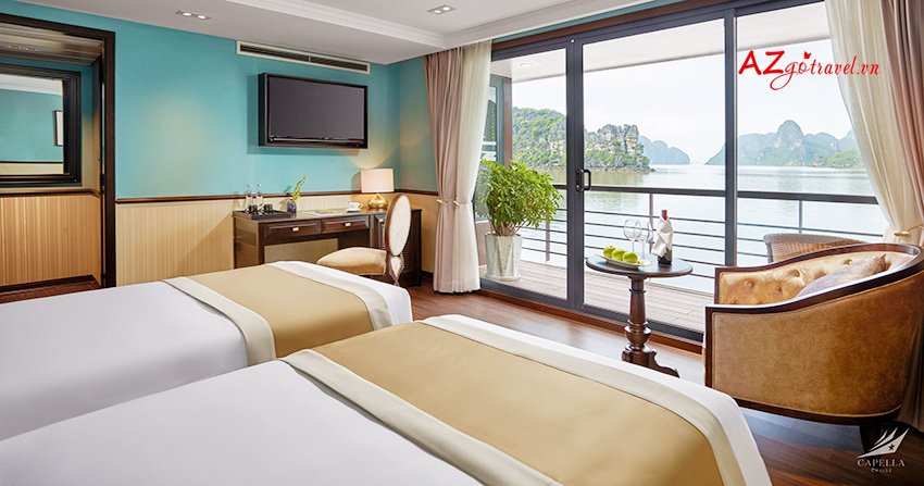 Giá phòng du thuyền Capella Vịnh Lan Hạ 2n1đ