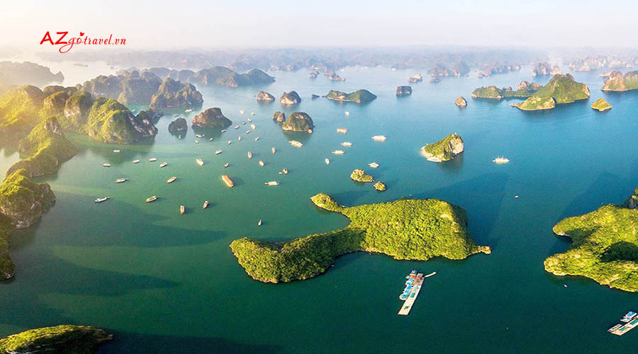 Lịch trình Tour Trực thăng ngắm cảnh Vịnh Hạ Long 10 phút