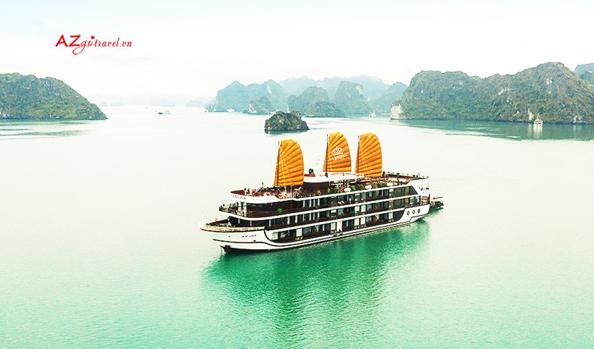 Lịch trình của du thuyền La Regina Legend Vịnh Lan Hạ 2 ngày 1 đêm