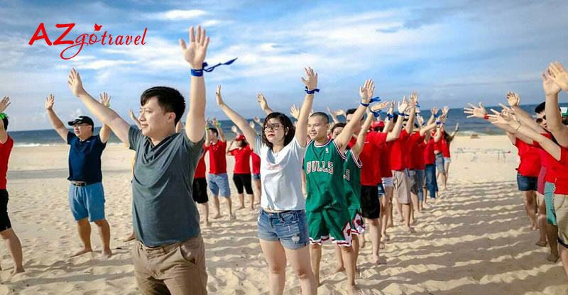 Tổng hợp các trò chơi teambuilding bãi biển