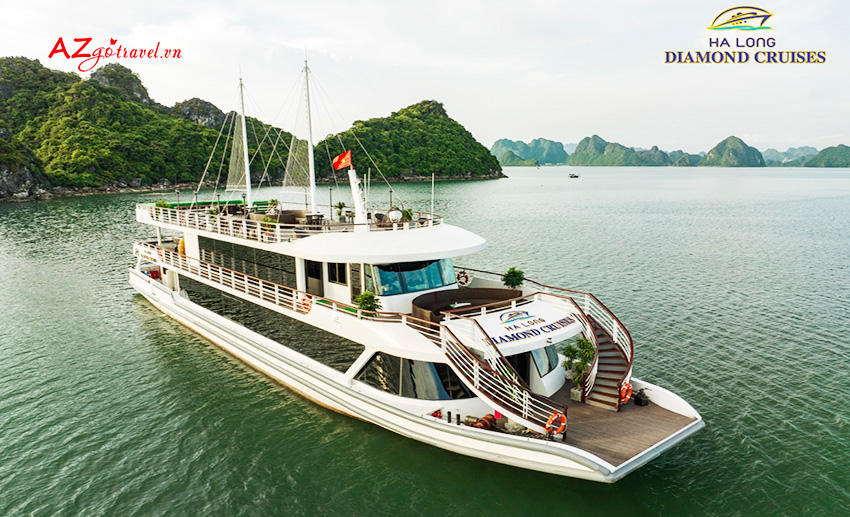 Tàu Thăm Vịnh Hạ Long 6 Tiếng Bằng Du Thuyền Diamond