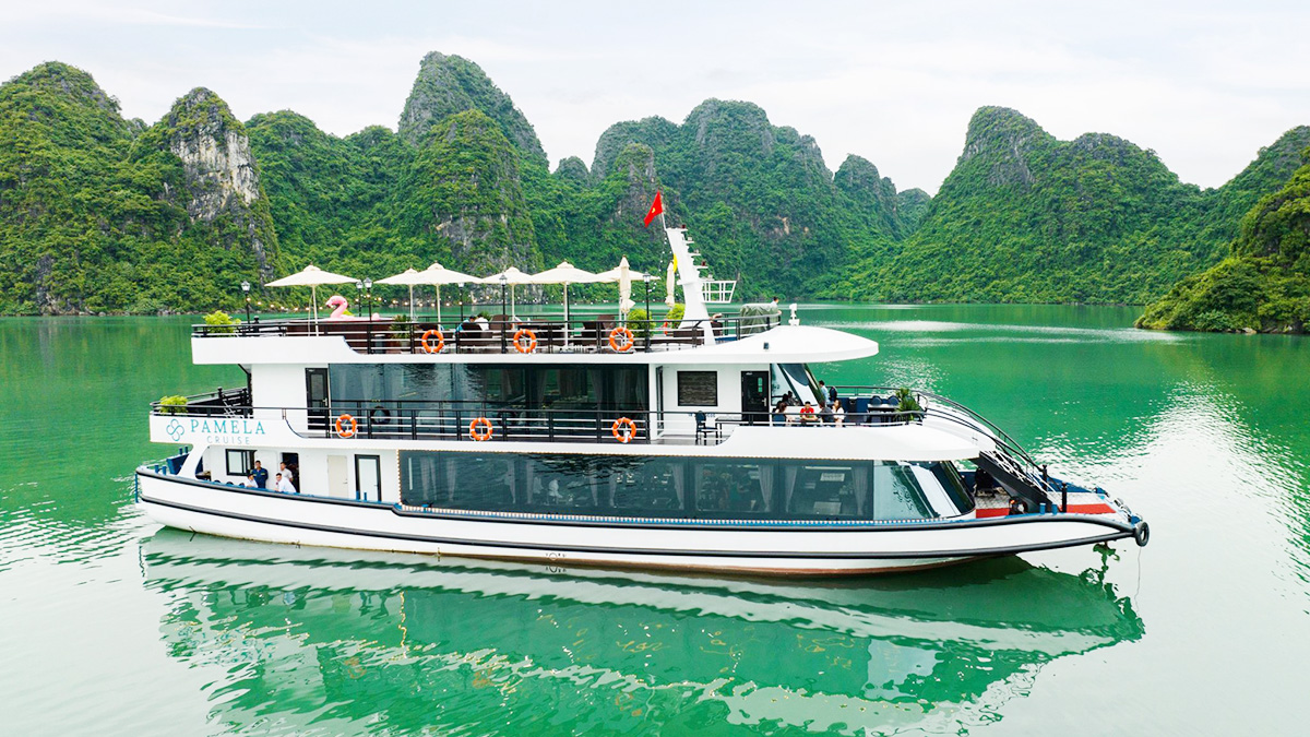 Tàu Thăm Vịnh Hạ Long 8 Tiếng Bằng Du Thuyền Pamela