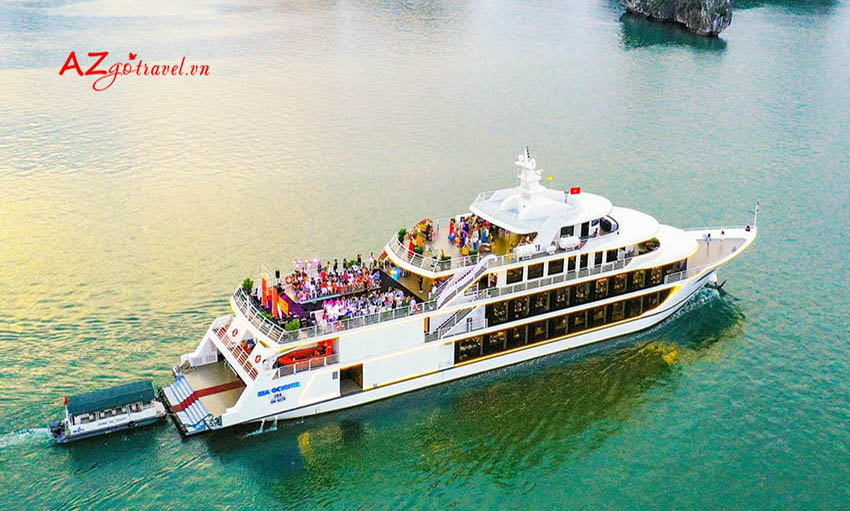 Tour Ngắm Hoàng Hôn Vịnh Hạ Long Trên Du Thuyền Sea Octopus