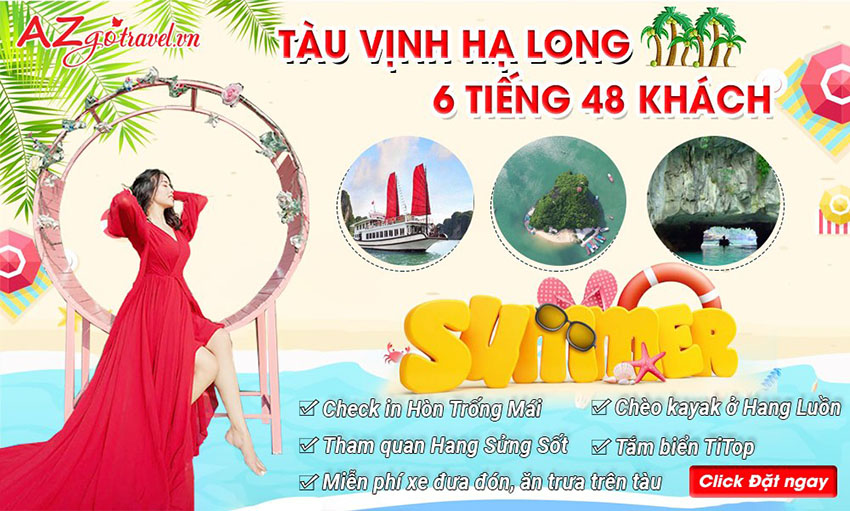 Tàu thăm Vịnh Hạ Long 6 tiếng tuyến 2