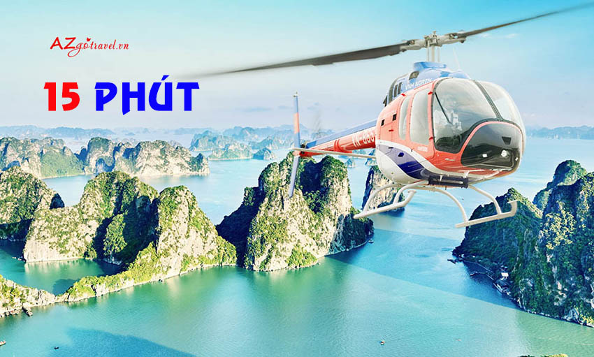Tour Trực Thăng Ngắm Cảnh Vịnh Hạ Long 15 Phút