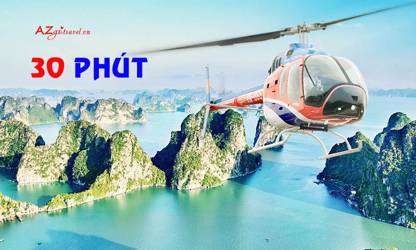 Tour Trực Thăng Ngắm Cảnh Vịnh Hạ Long 30 Phút